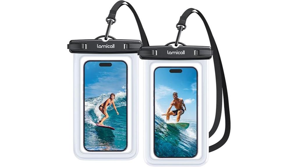 waterproof phone pouch set