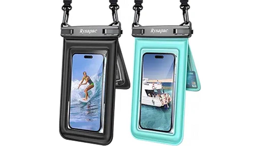 waterproof phone pouch set