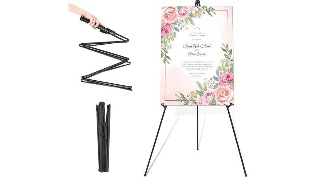 wedding sign display stand