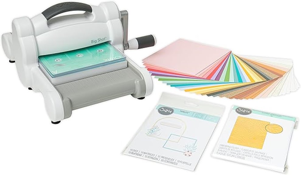 white grey sizzix starter kit