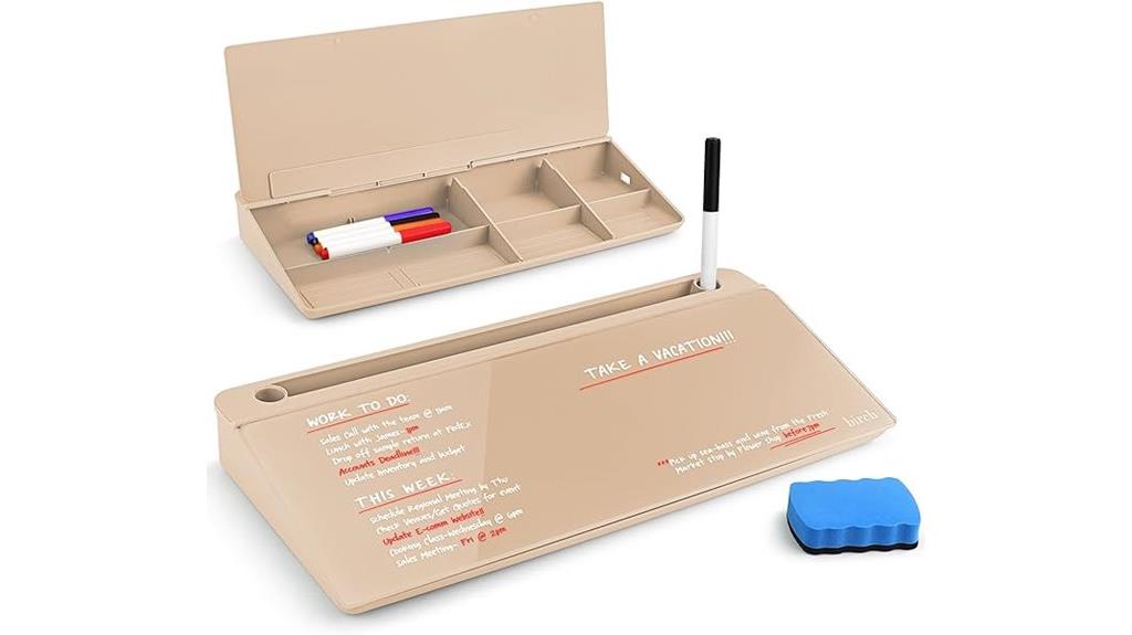 whiteboard with storage