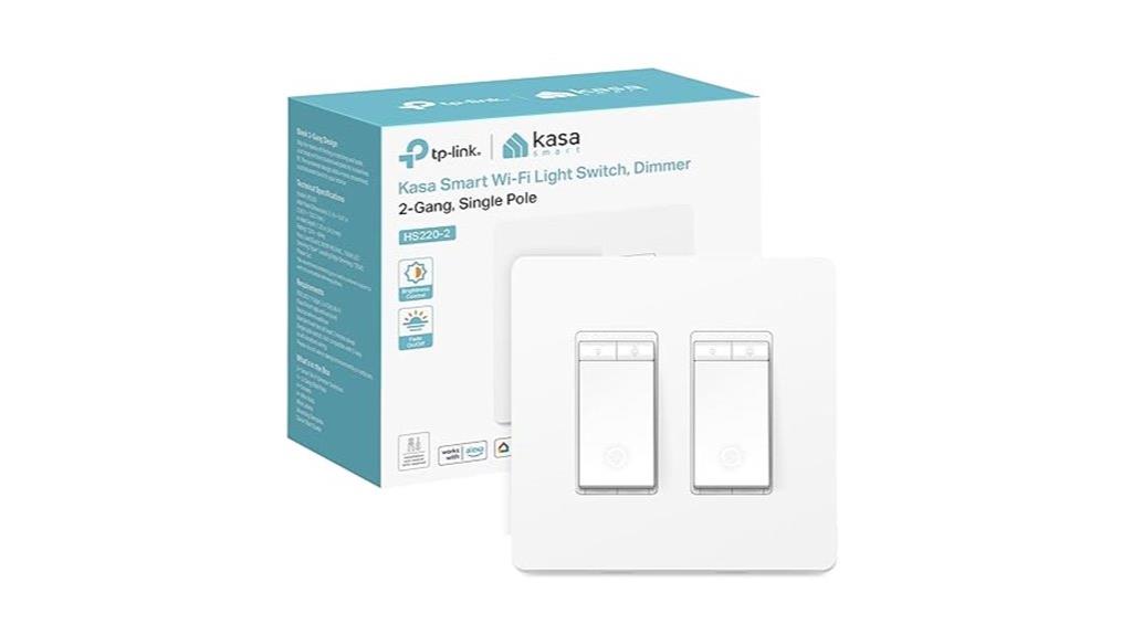 wi fi double dimmer switch