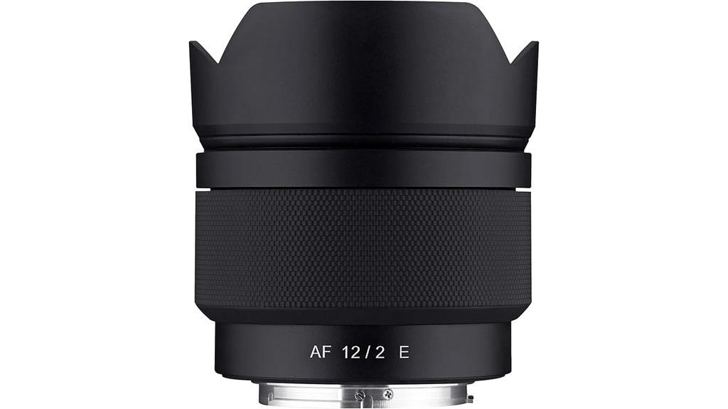wide angle sony lens