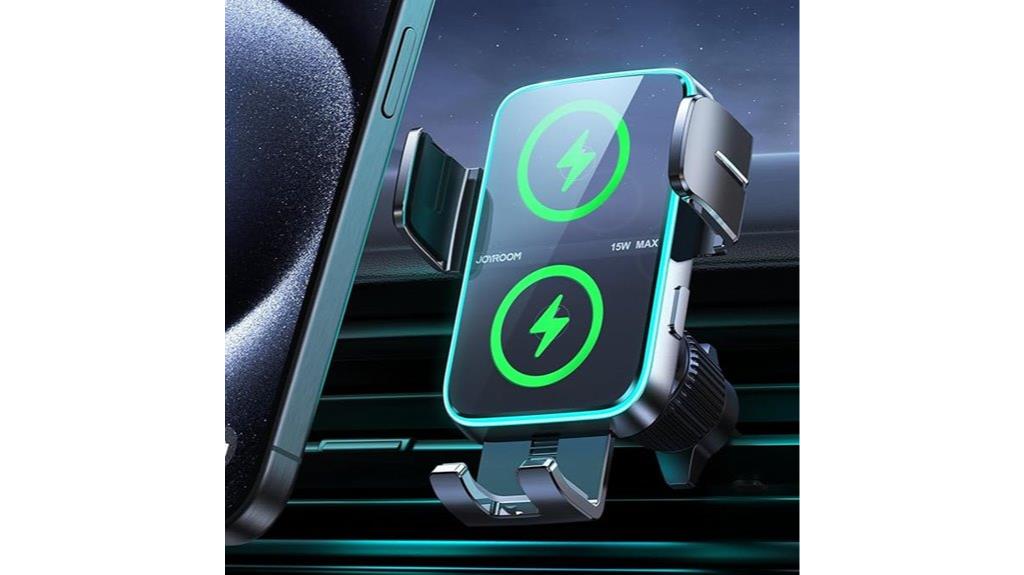 wireless auto clamping charger