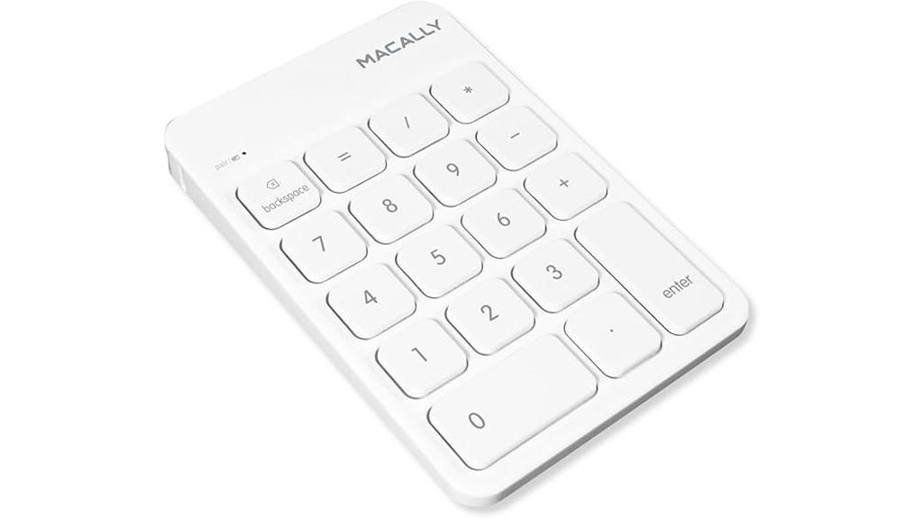 wireless bluetooth number pad