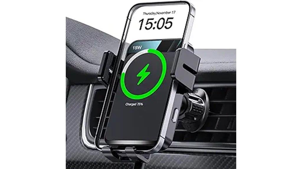 wireless charging car mount