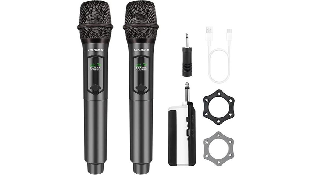 wireless dual handheld microphone