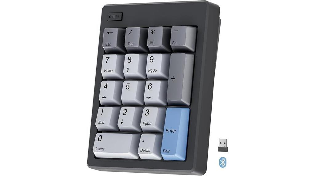 wireless mechanical number pad