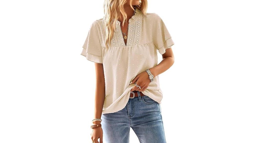 women s butterfly sleeve blouses
