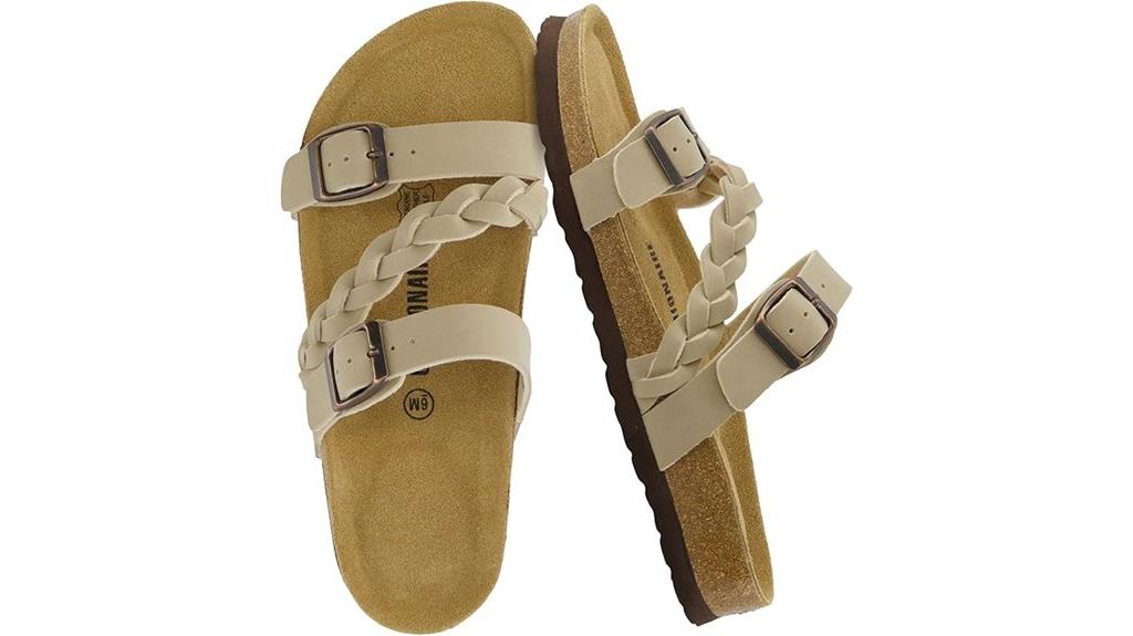 women s cork footbed sandal