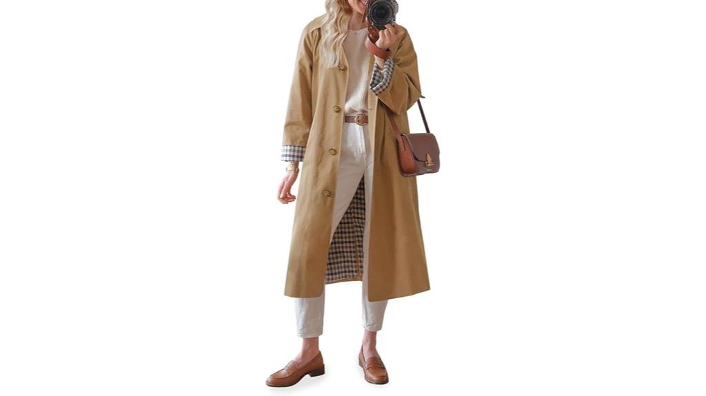 women s long trench coat