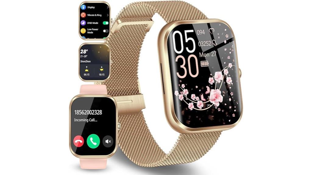 women s smart watch with dial