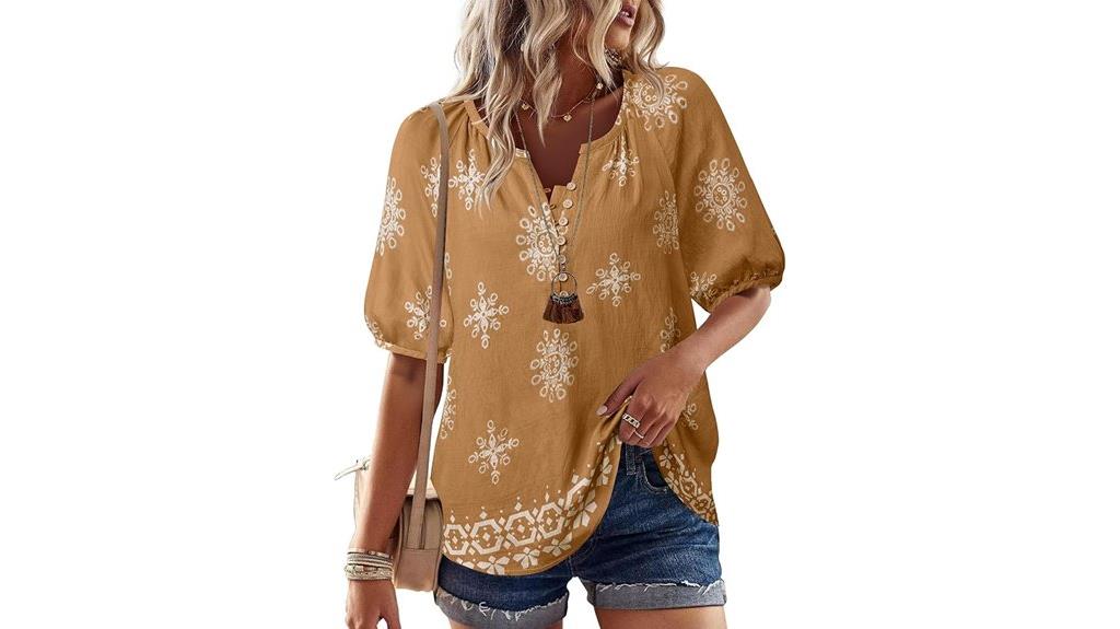 women s summer v neck tops