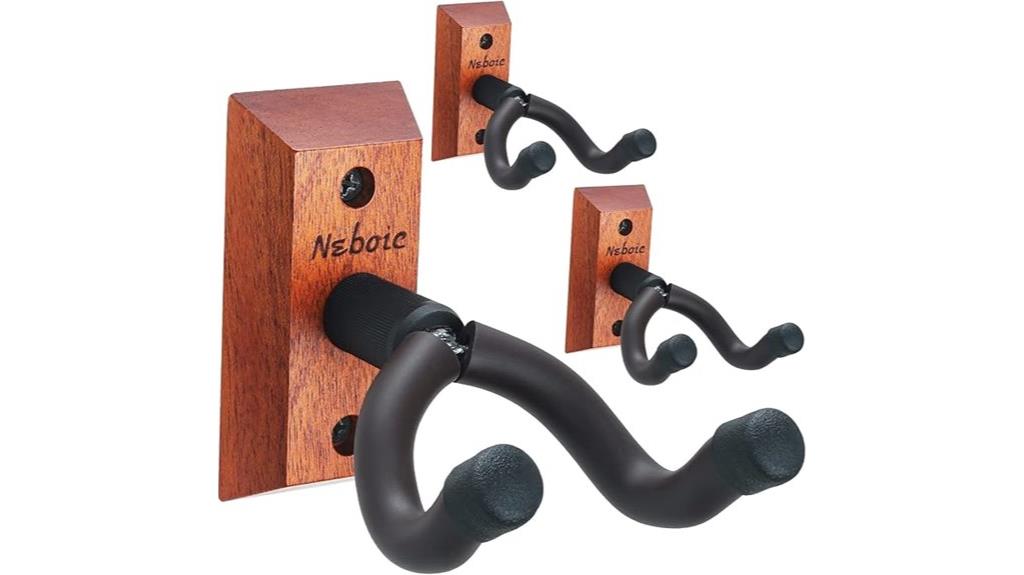 wooden guitar mounts set