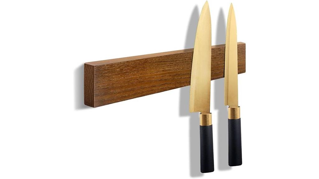 wooden no drill magnetic holder