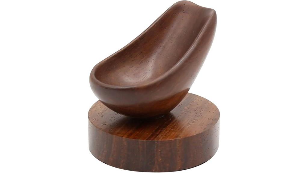 wooden pipe holder stand