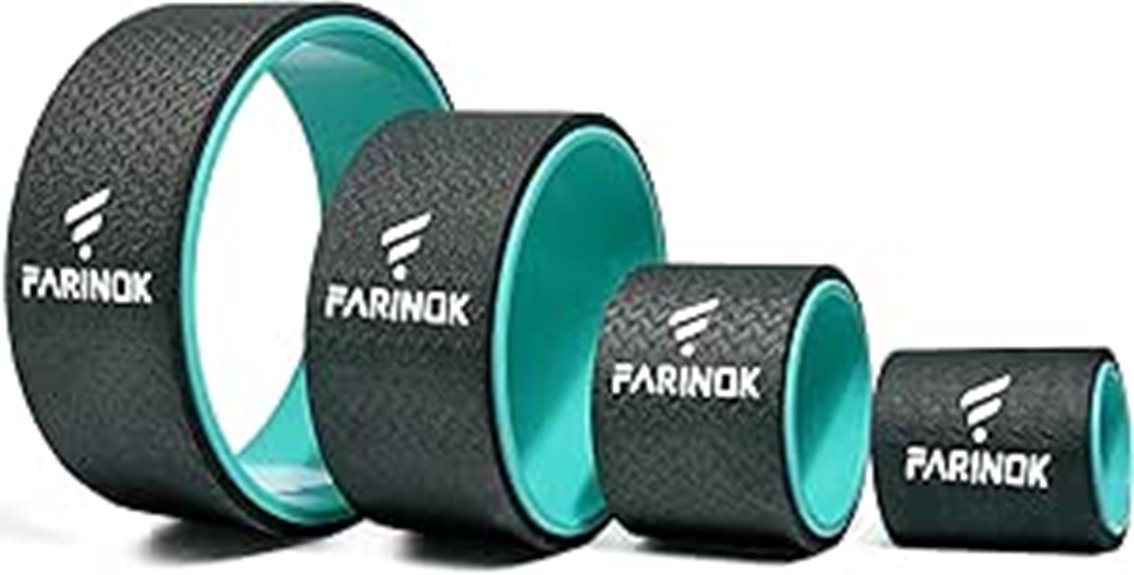 yoga wheel set for flexibility