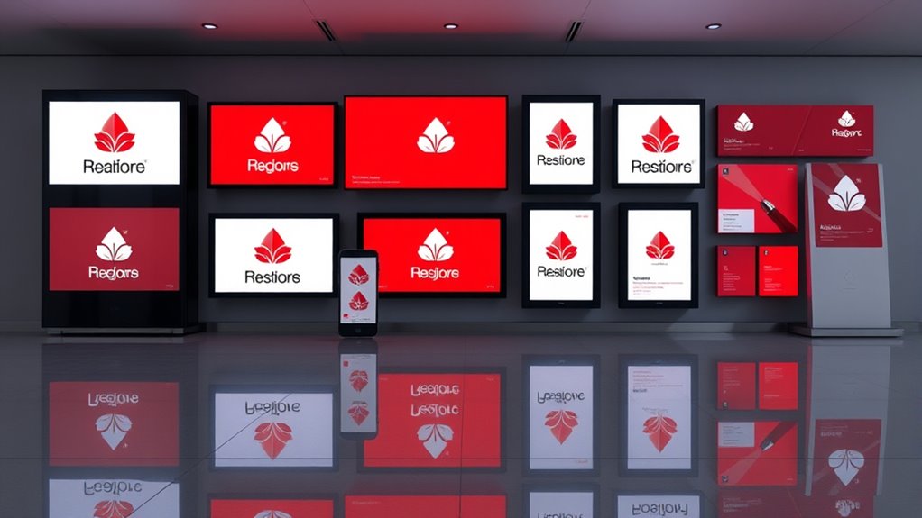 consistent and adaptable branding