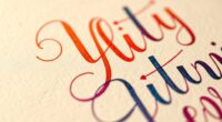creative hand lettering art