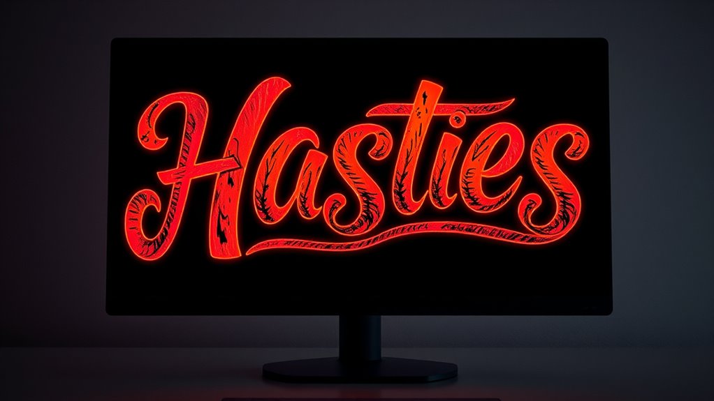 creative web typography