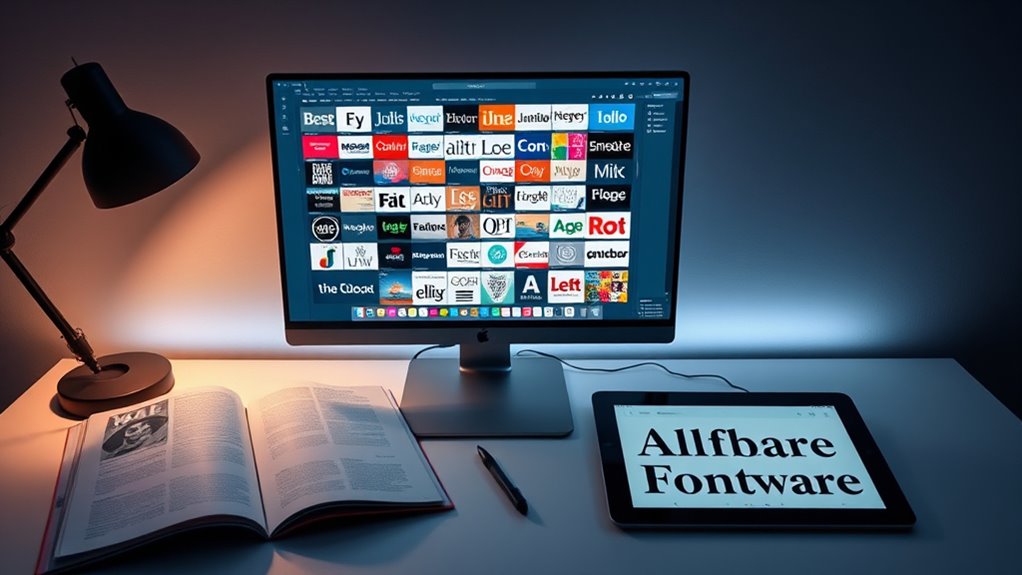 effective font organization tools