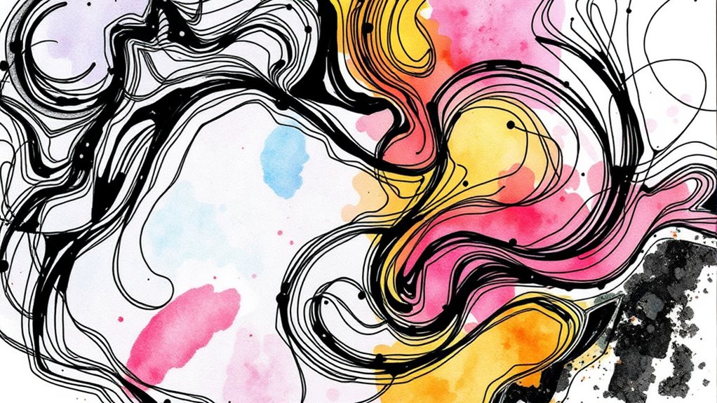 experimental mixed media art