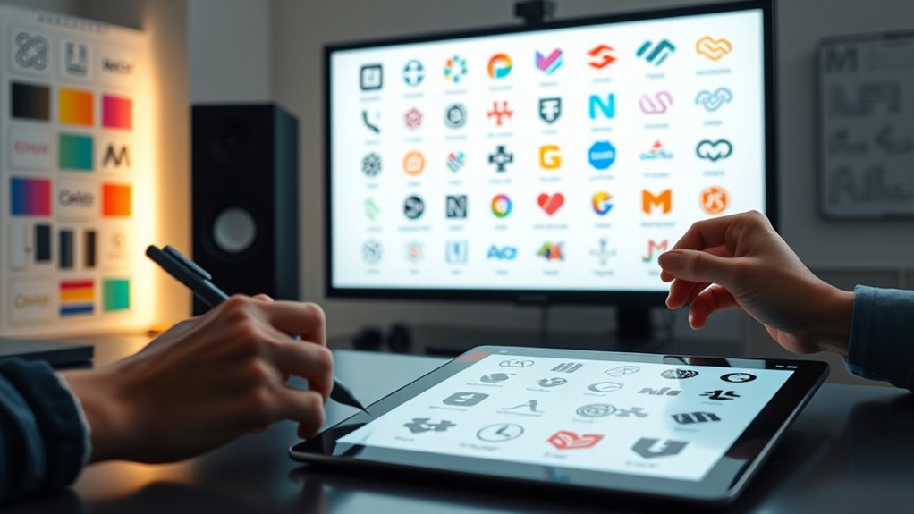 flexible consistent logo design