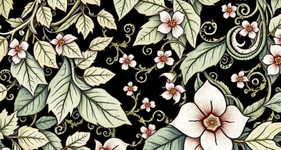 floral organic illustration style