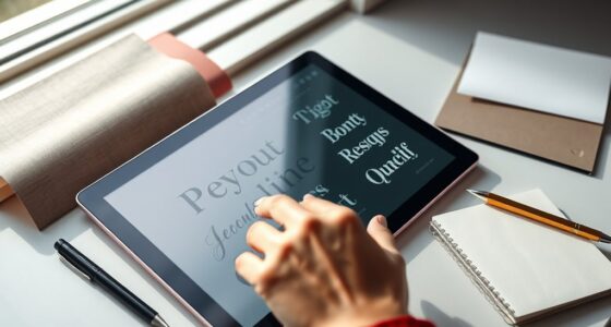 fonts reflect brand identity