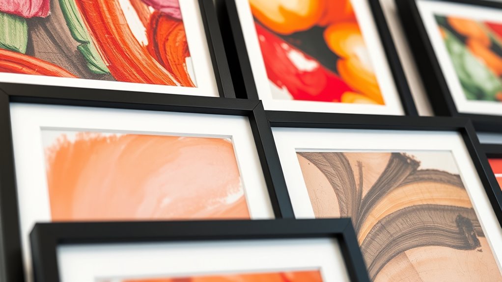 gallery style packaging presentation