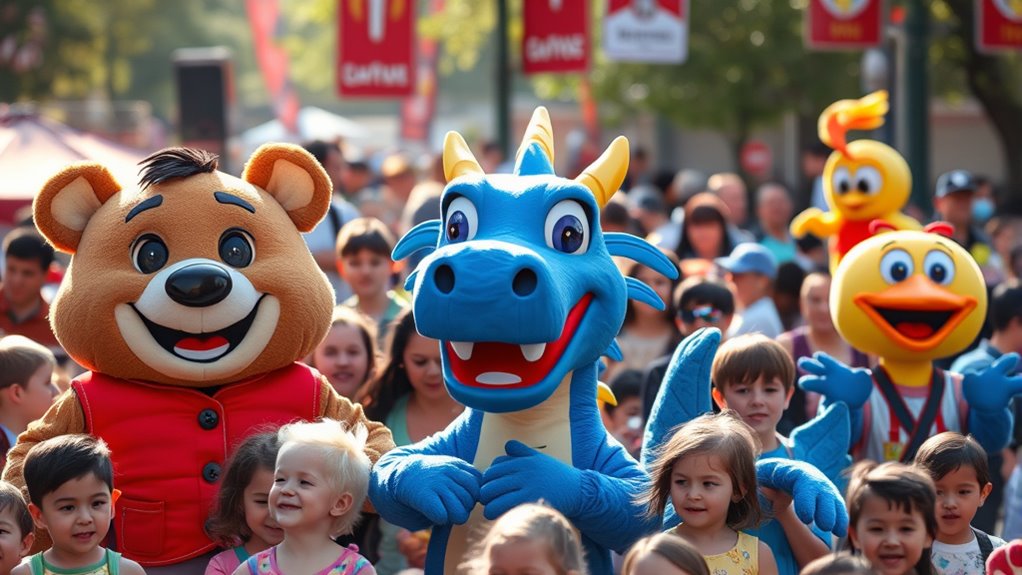 mascots foster emotional brand recognition