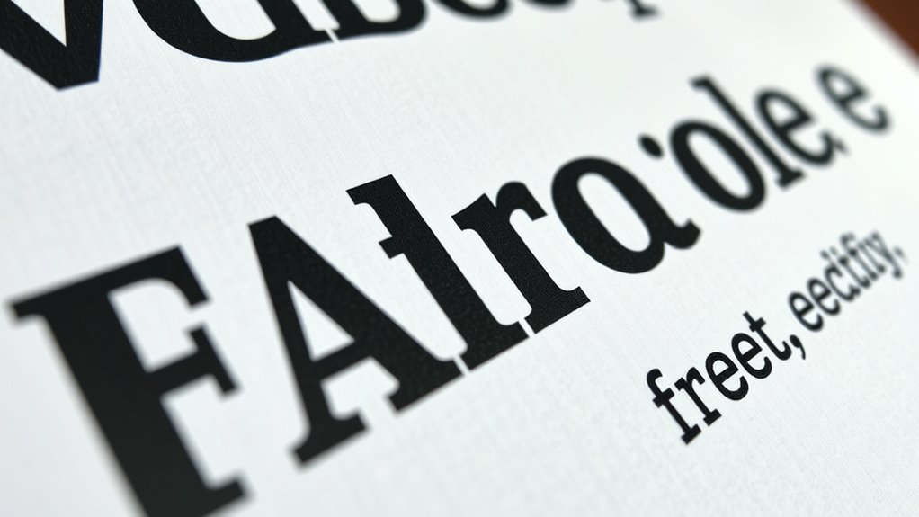 prioritize accessible legible typography