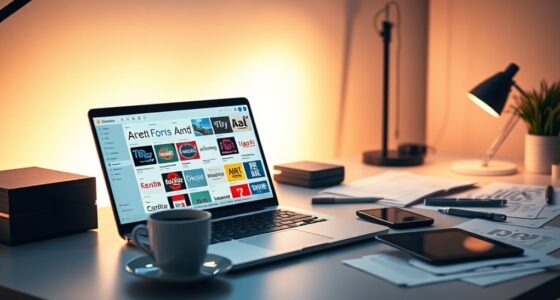 selecting suitable font software