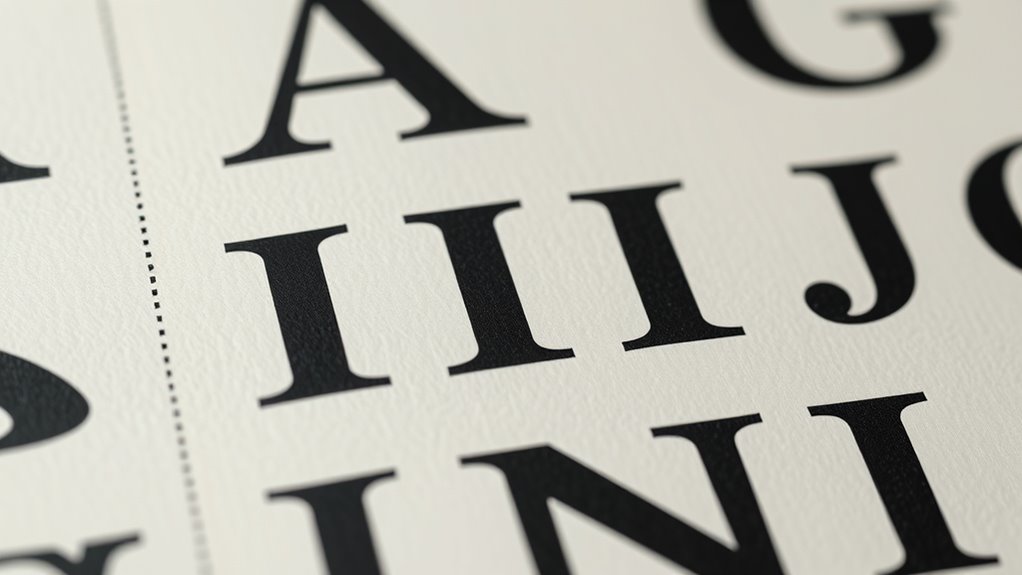 type anatomy and proportions