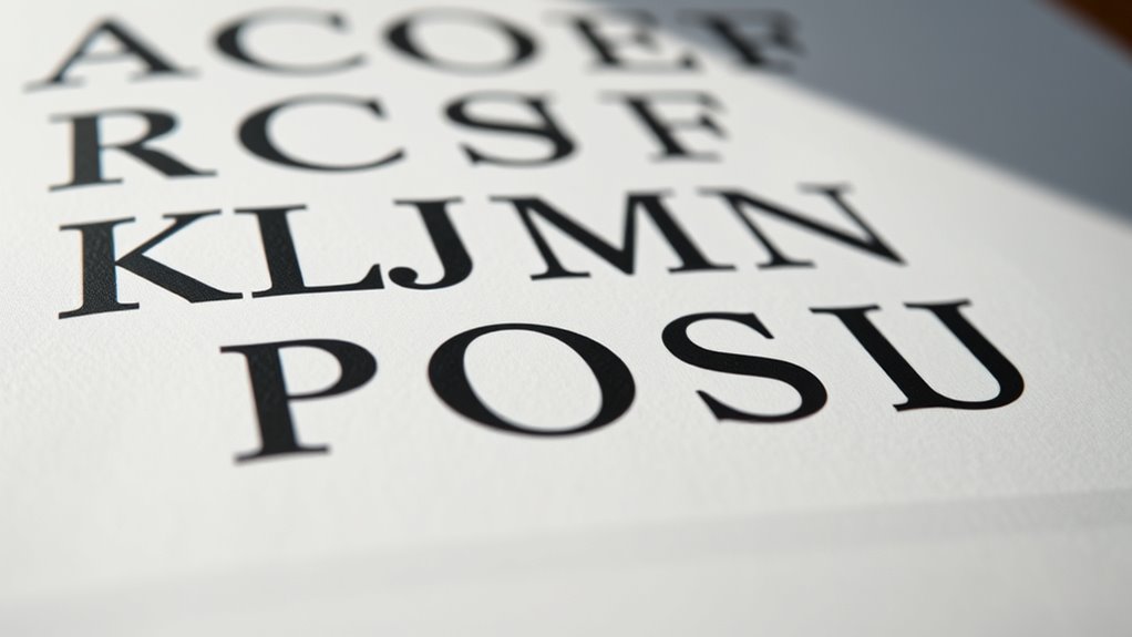 typography structural elements analysis