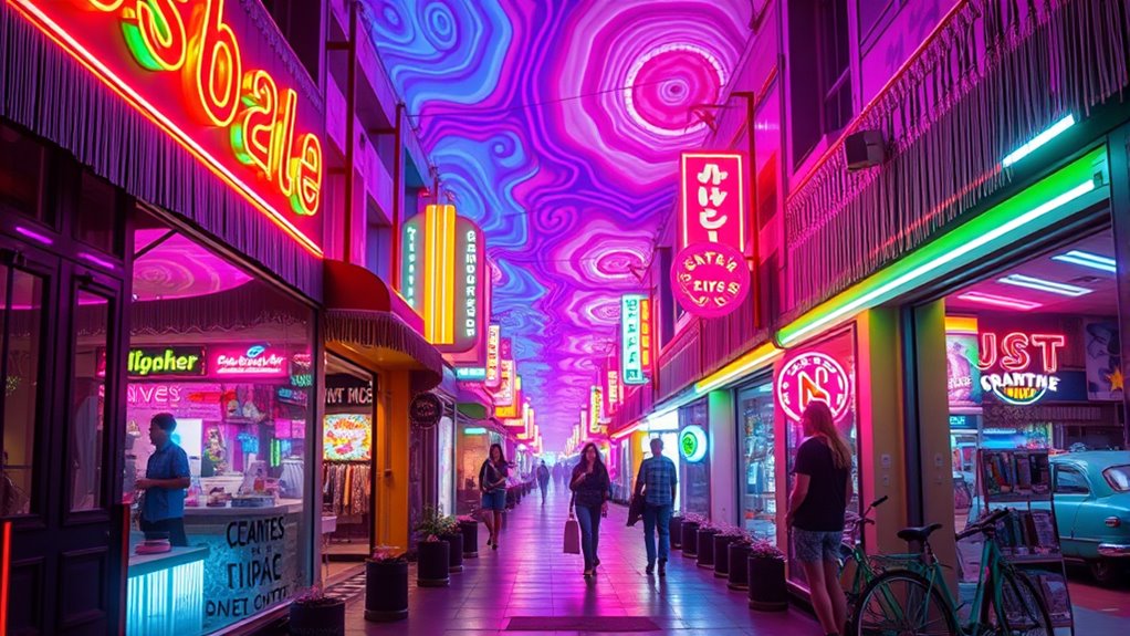 vibrant psychedelic creative revival