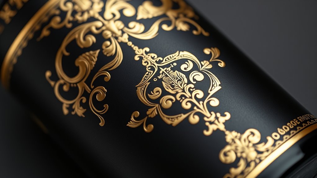 vintage modern luxury packaging