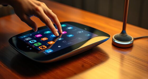 voice touch visual cues