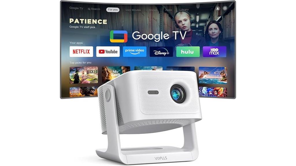 4k smart projector wifi