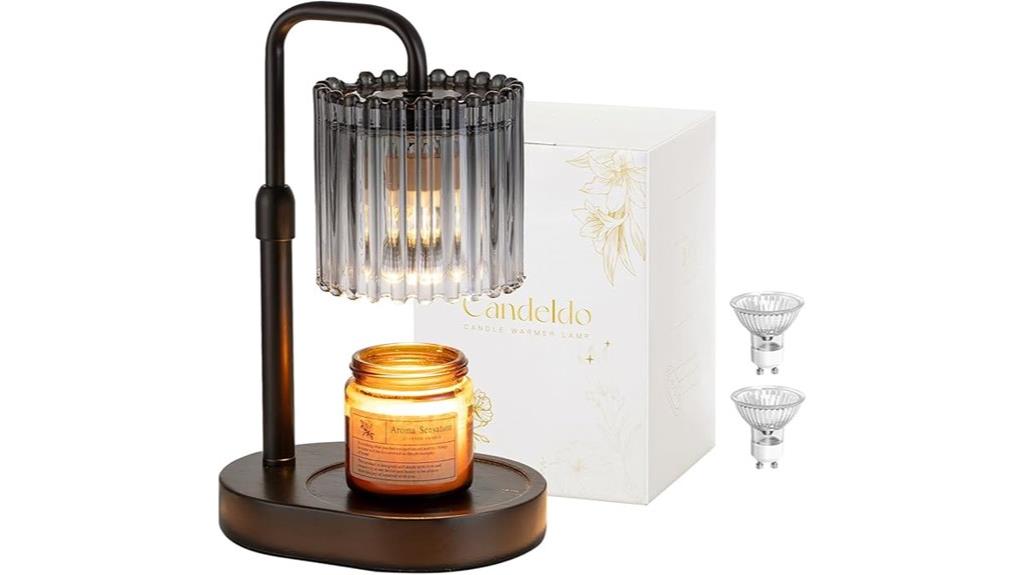 dimmable modern candle warmer