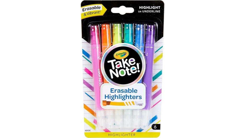 erasable highlighting set
