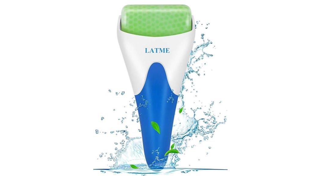 ice facial roller therapy