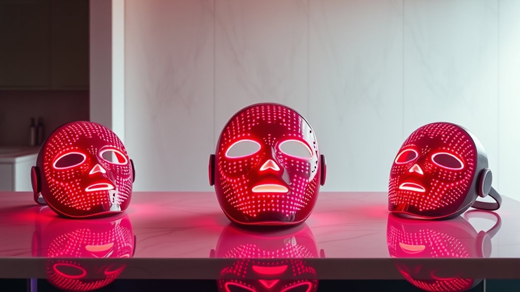 top 3 red light masks