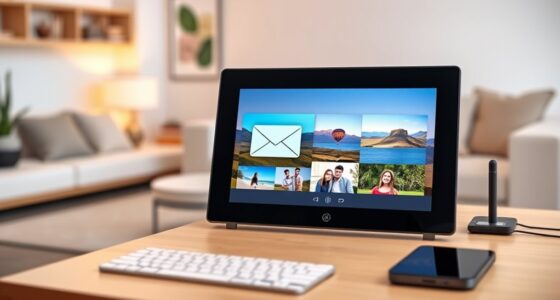 top email enabled digital frames