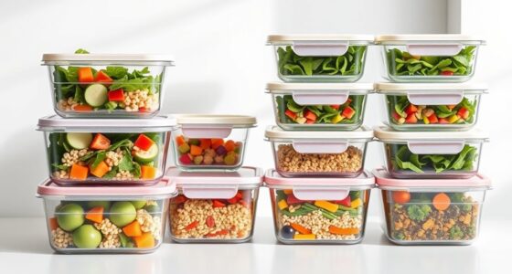 top glass meal containers