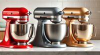 top kitchenaid mixer colors