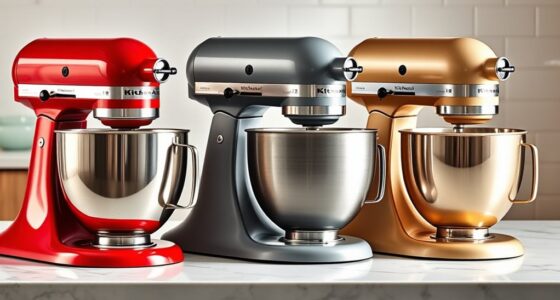 top kitchenaid mixer colors