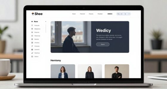 clear menu structure organization