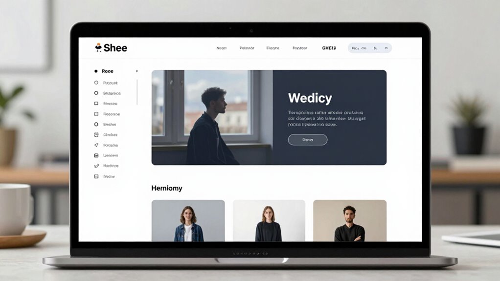 clear menu structure organization