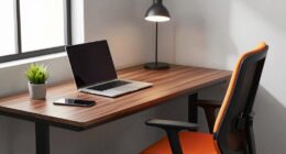 effective chair and desk setup